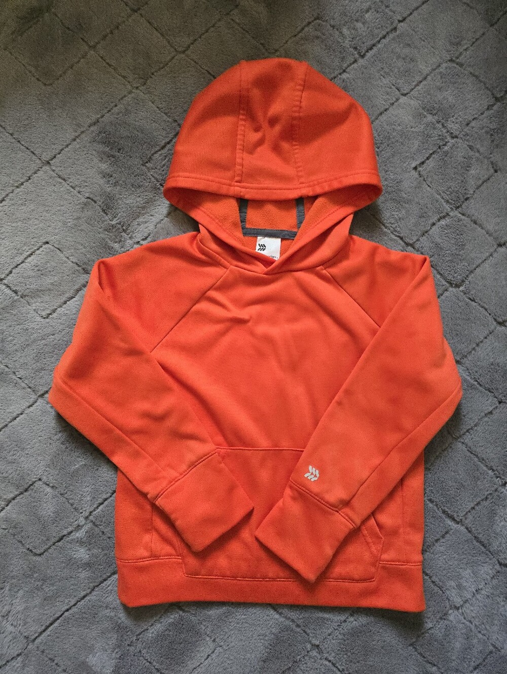 Target All in Motion Kids Bright Orange Hoodie Size XS 4/5